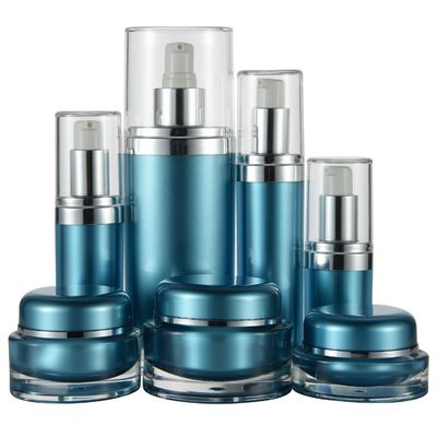 Bom preço. Garrafa de acrílico de forma oval personalizada 15 ml 30 ml 60 ml para soro industrial de cuidados com a pele on-line