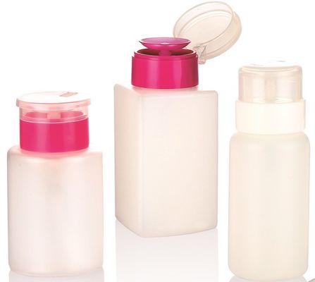 Bom preço. Cores personalizadas Materiais de PP Botão de limpeza de unhas vazio 100ml 120ml 150ml 200ml on-line