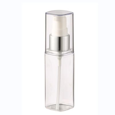 Bom preço. 50 ml garrafa de forma quadrada para perfume em cor personalizada e material PETG on-line