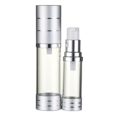 Bom preço. 15 ml 20 ml 30 ml 40 ml 50 ml Flasca de plástico de cilindro sem ar Cosmético AS on-line