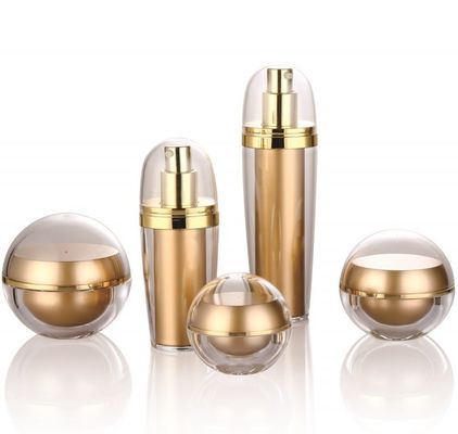 Bom preço. Material do corpo de PP Botella sem ar em forma de bola acrílica 30 ml 50 ml para produtos de beleza on-line
