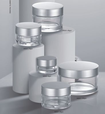 Bom preço. Garrafa de parafuso 5g 15g 30g 50g 100g Petg Jar Cosmético Para Creme de Olho Tipo de vedação on-line