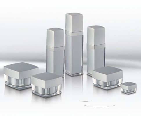 Bom preço. 5G / 15G / 30G / 50G / 30ml / 50ml / 70ml PMMA garrafa de bomba cosmética sem ar com impressão na tela on-line