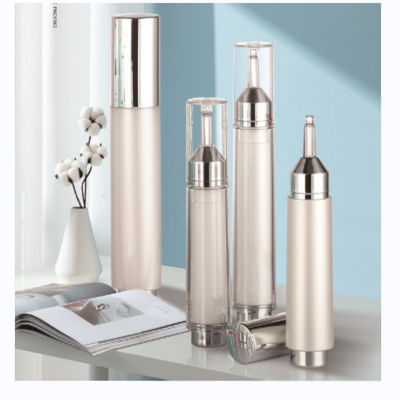 Bom preço. Frasco sem ar de seringa de 5ml, 10ml, 15ml, frasco de creme para os olhos com pulverizador on-line
