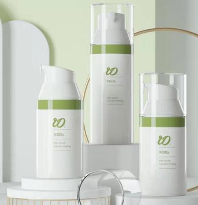 Bom preço Frasco com bomba sem ar de PETG de 30ml e 50ml para embalagem cosmética on-line